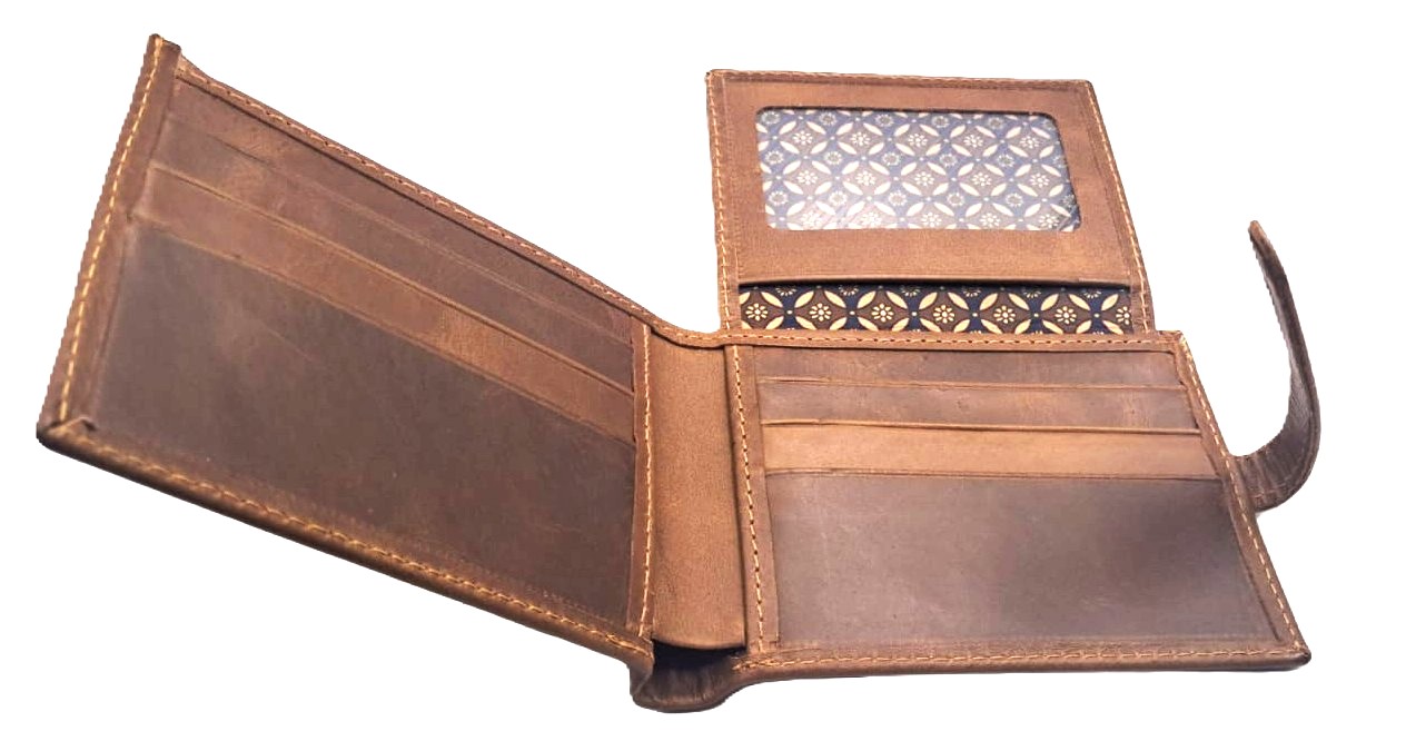 Billetera Terranova 100% Cuero - Café 4