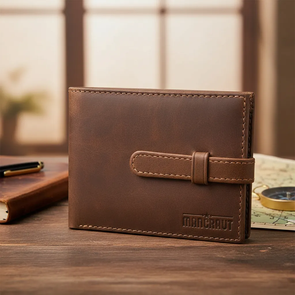 Billetera Terranova 100% Cuero - Café 1