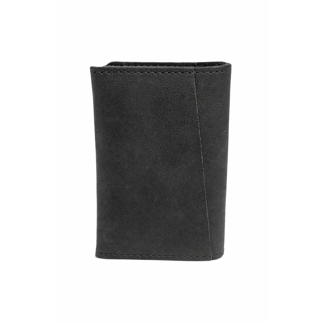 Billetera Tarjetero 100% Cuero - Negro 3