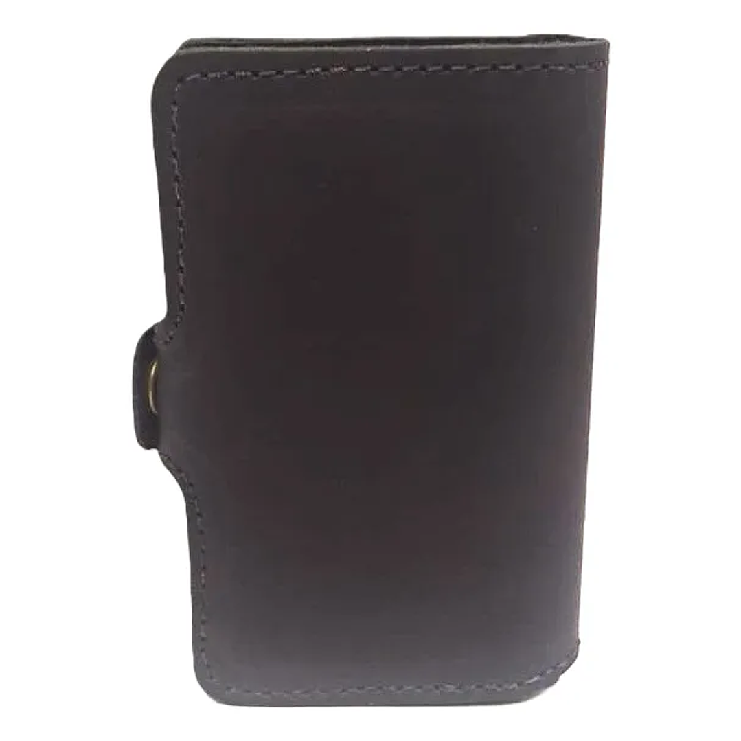Billetera Fortis Anticlonación 100% Cuero - Negro 4