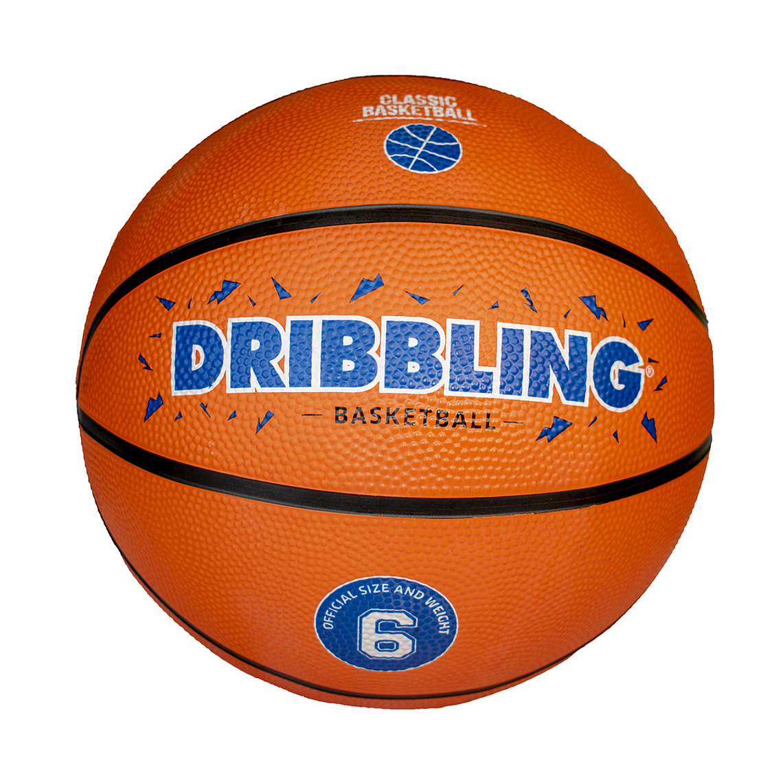 BALON BASQUET N6 DRB GOMA NARANJO 1