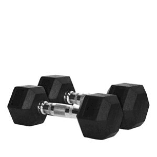 PAR MANCUENA HEX CAUCHO 2.5 KG