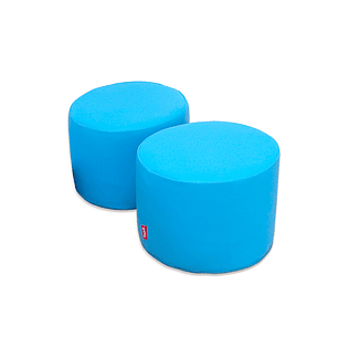 POUF PVC CILINDRO 50D X 40 | COLORES DIFERENTE AL DE LA FOTO