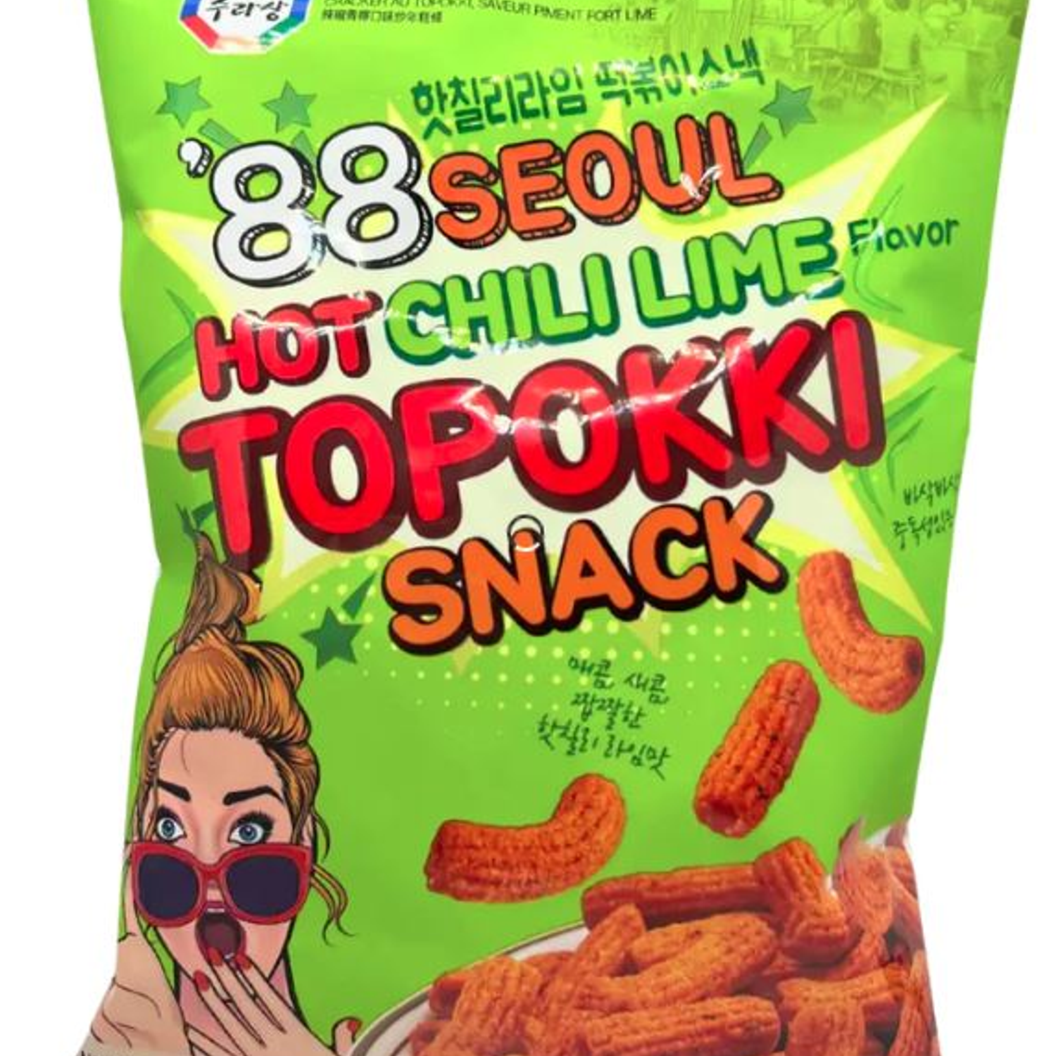 TTeobokki  Seoul Hot Chili Lime snack 