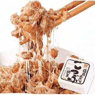 Natto poroto de soja fermentado 