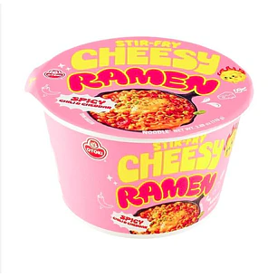 Cheesy Ramen Spicy Stir Fry Cheddar  Pote