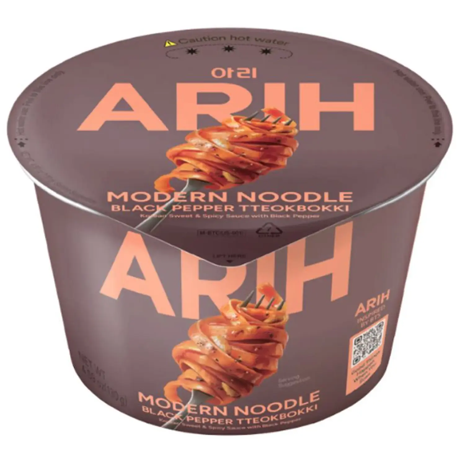 Arih Fideos Tteobokki Pimienta Pote 