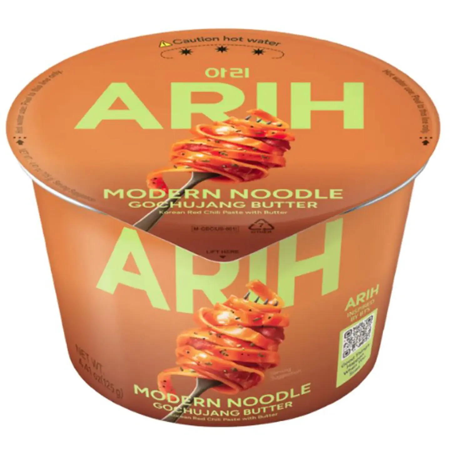 Arih Fideos con pasta Gochujang y Mantequilla