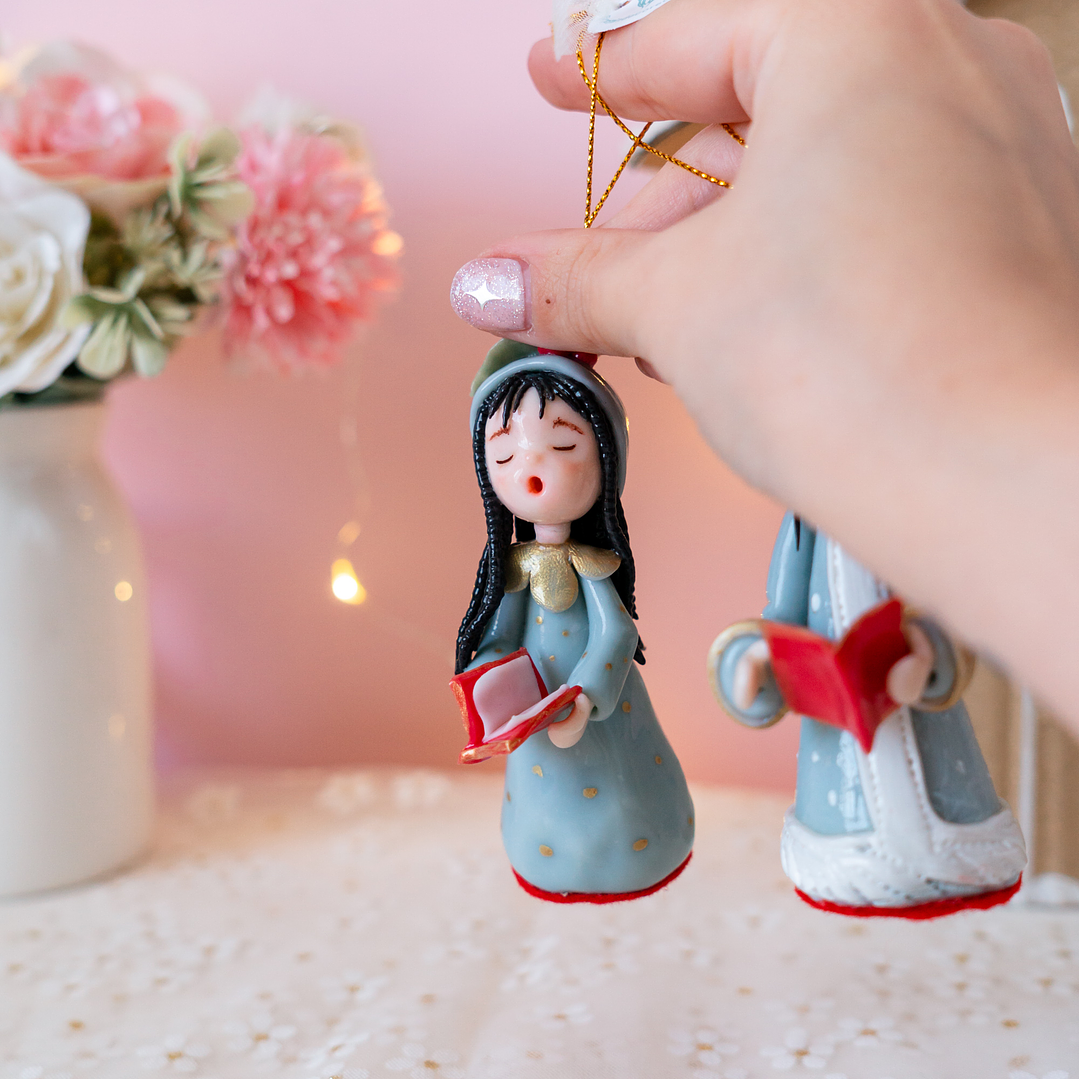 Adornos Set 2 Coristas Celeste 5