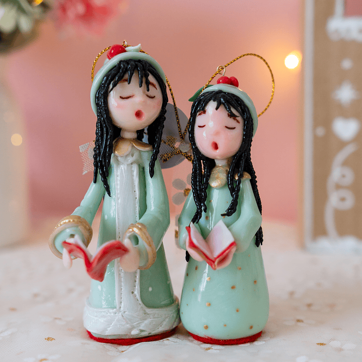 Adornos Set 2 Coristas Verdeagua 5