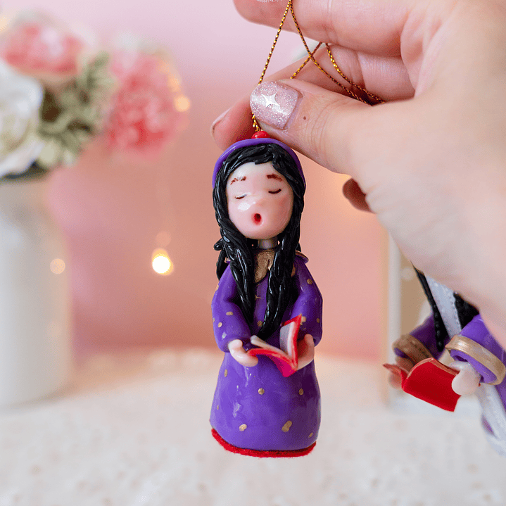 Adornos Set 2 Coristas Lila 3