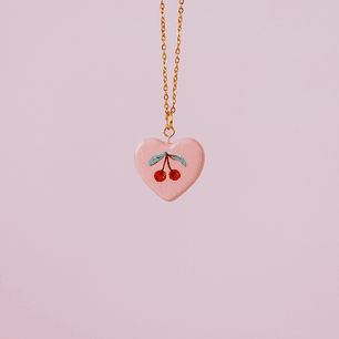 Medalla Corazón Cerezas / Guindas