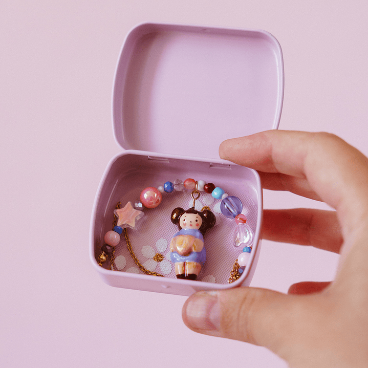 Collar Violeta Mix Mostacillas 3