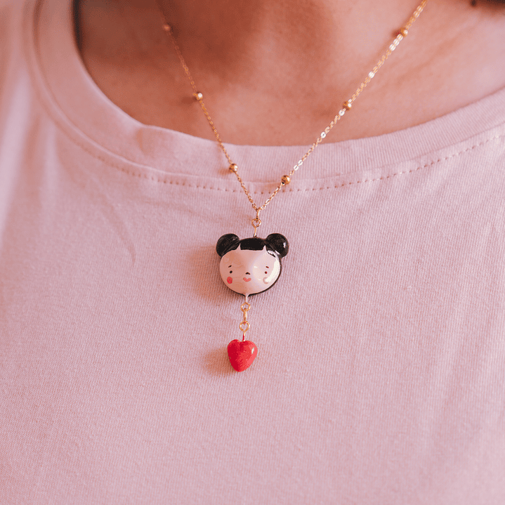 Collar Carita Corazón 2