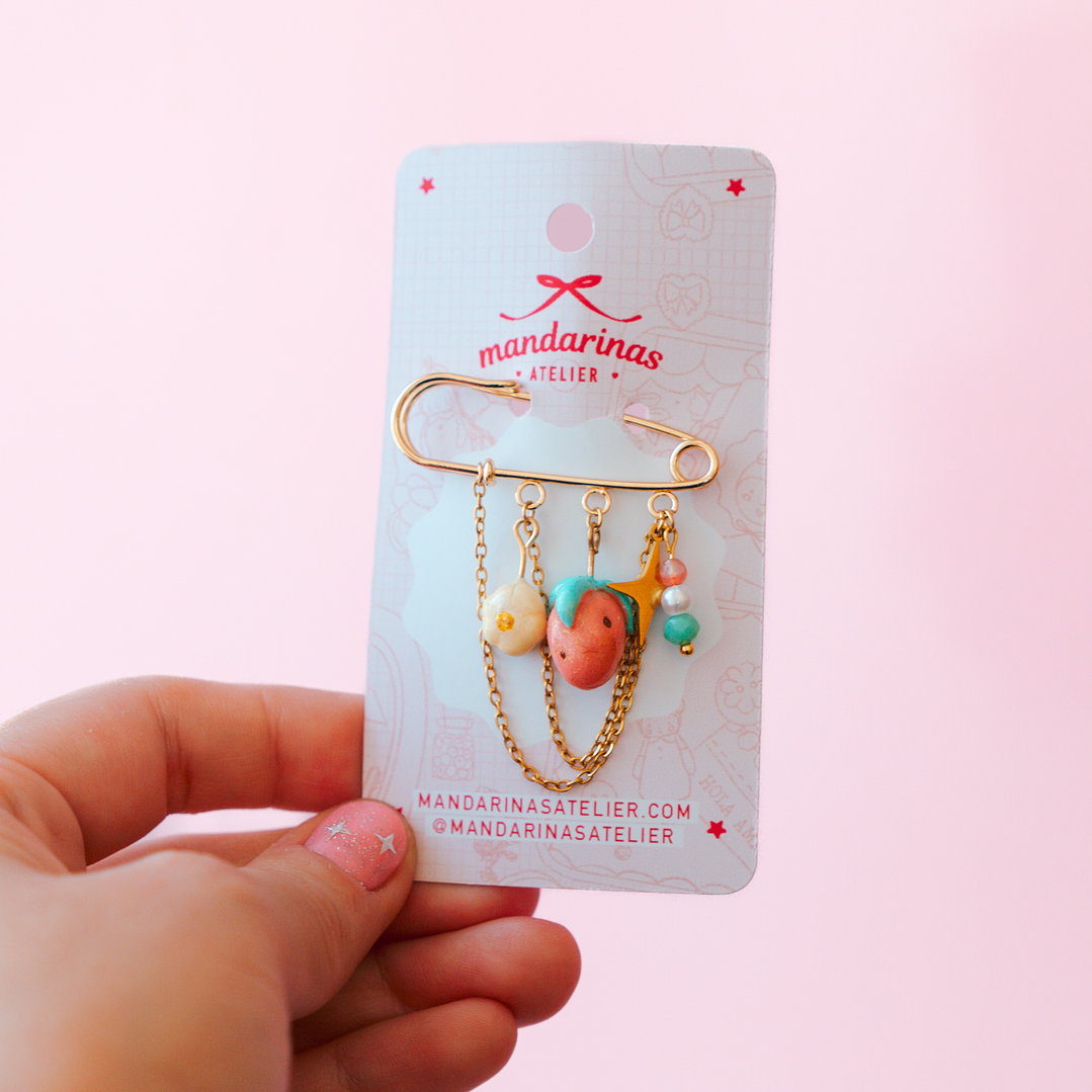 Prendedor Frutilla 3