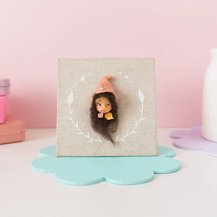 Mini Cuadro Niña
