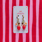 Aros Frutilla Flor - Miniatura 2