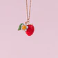 Collar Frutilla Flor - Miniatura 1