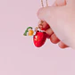 Collar Frutilla Flor - Miniatura 3