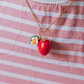 Collar Frutilla Flor - Miniatura 2