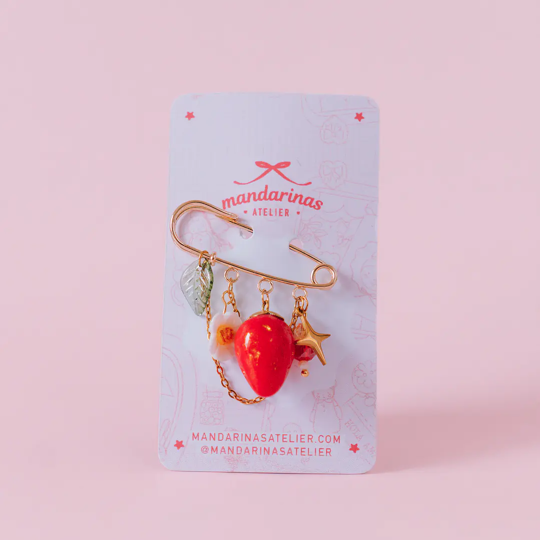 Prendedor Frutilla 4