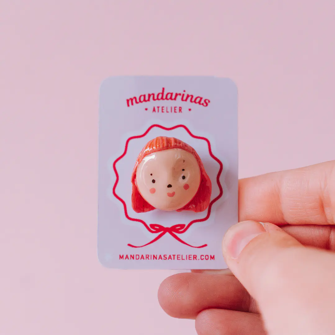 Pin Carita Rosa 1