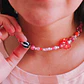 Collar Pastel Rojo - Miniatura 3