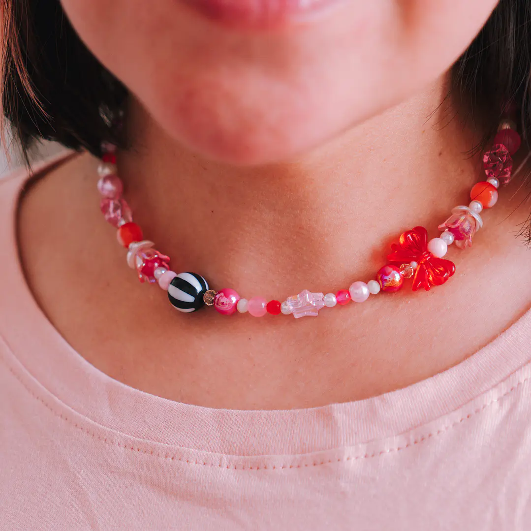 Collar Pastel Rojo 2