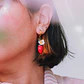 Aros Frutilla Flor - Miniatura 2