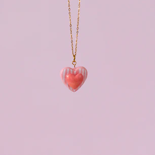 Collar Medalla Corazón Corazón
