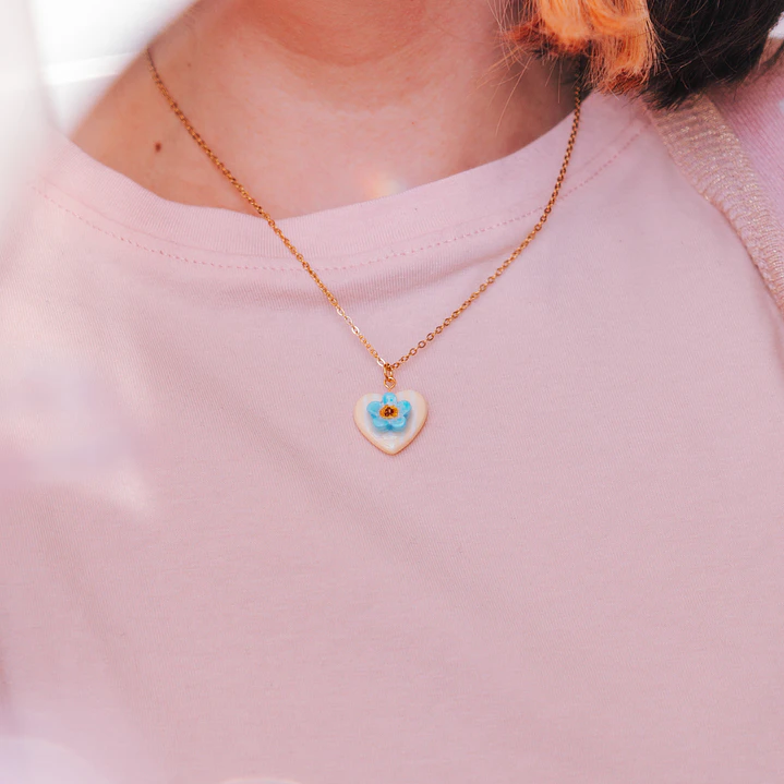 Collar Medalla No me olvides 3