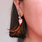 Aros Frutilla Corazón - Miniatura 2