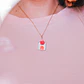 Collar Casita Rosa - Miniatura 4
