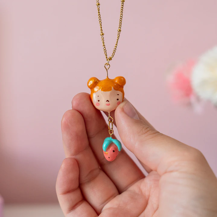 Collar Carita Frutilla 3