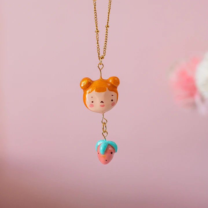 Collar Carita Frutilla 1