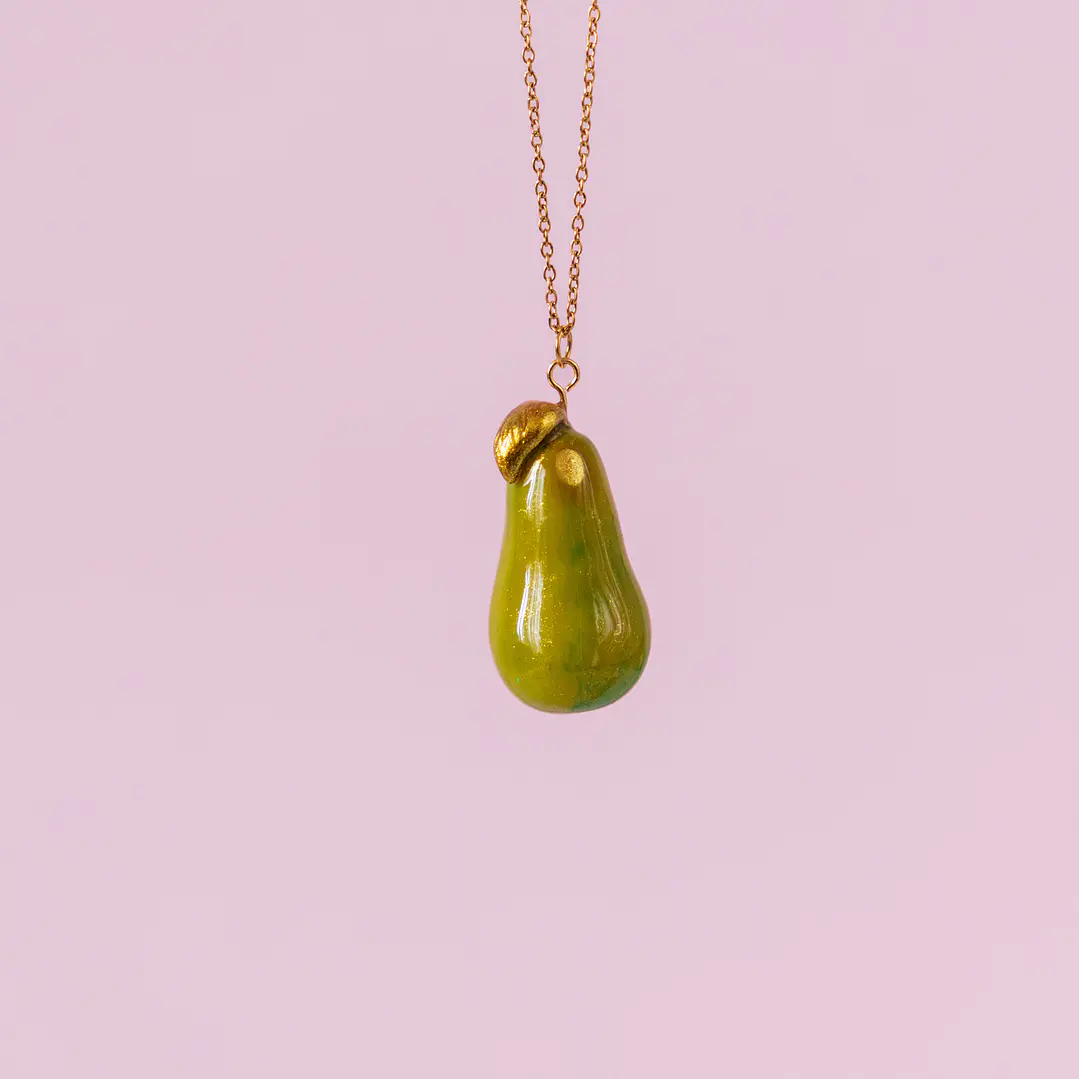 Collar Pera Verde 1