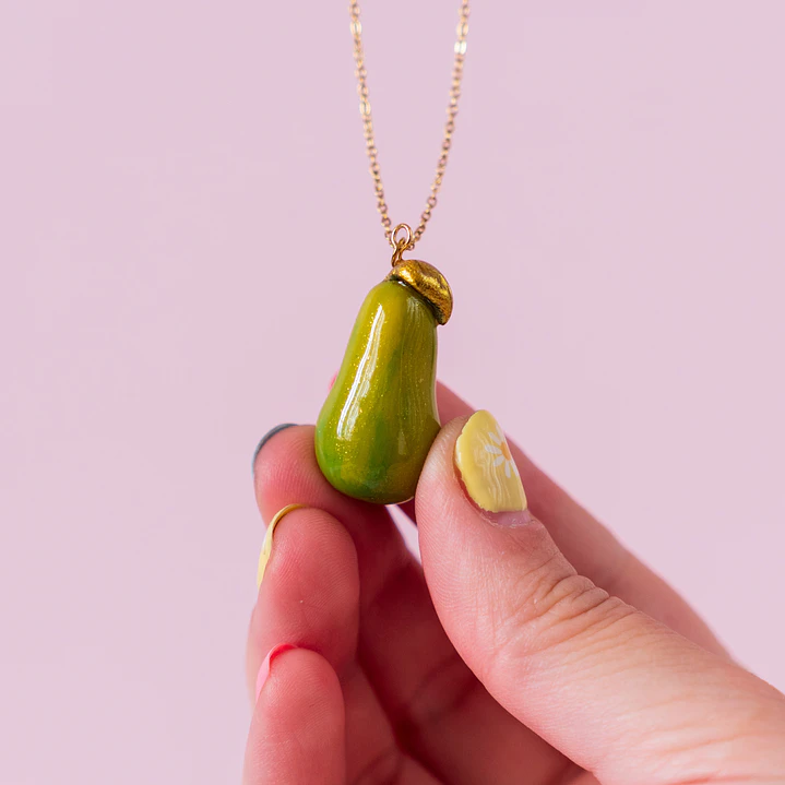 Collar Pera Verde 3