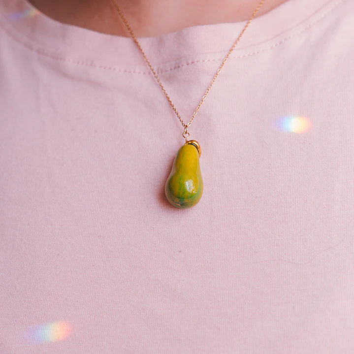 Collar Pera Verde 4