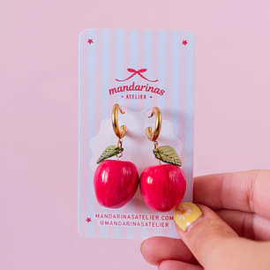 Aros Manzana Roja