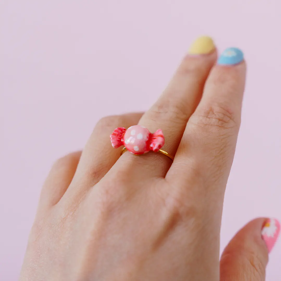 Anillo Dulce Rosado Ajustable 1