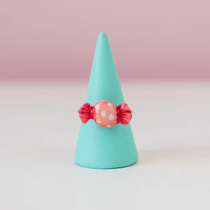 Anillo Dulce Rosado Ajustable