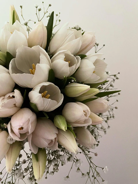 Ramo de Novia Bouquet de Tulipanes.