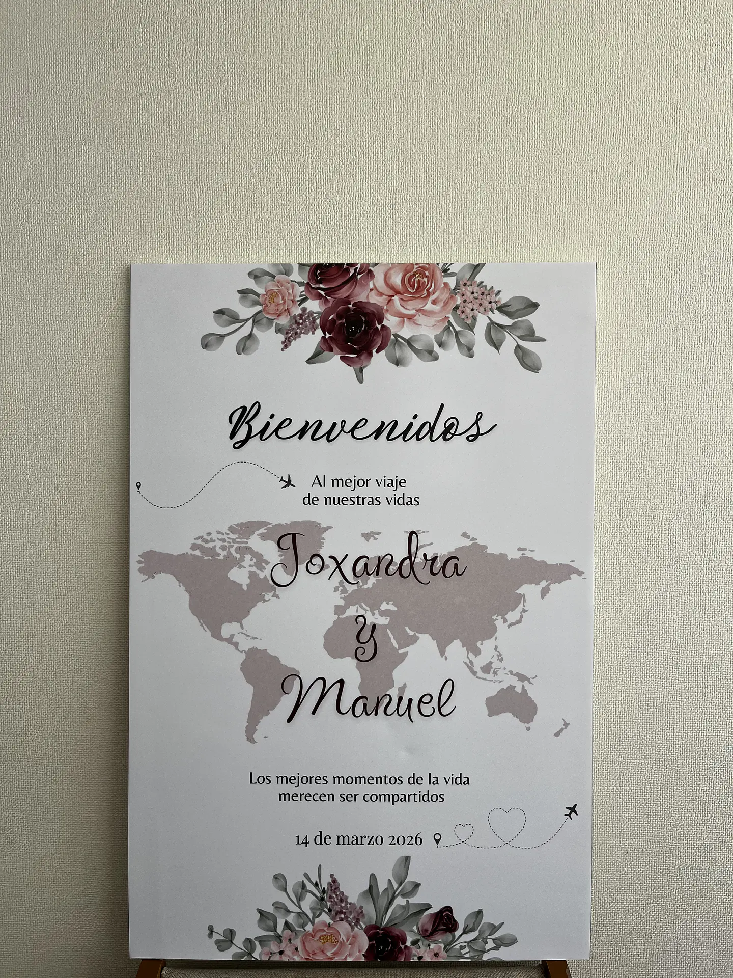 Cartel de Bienvenida. 1