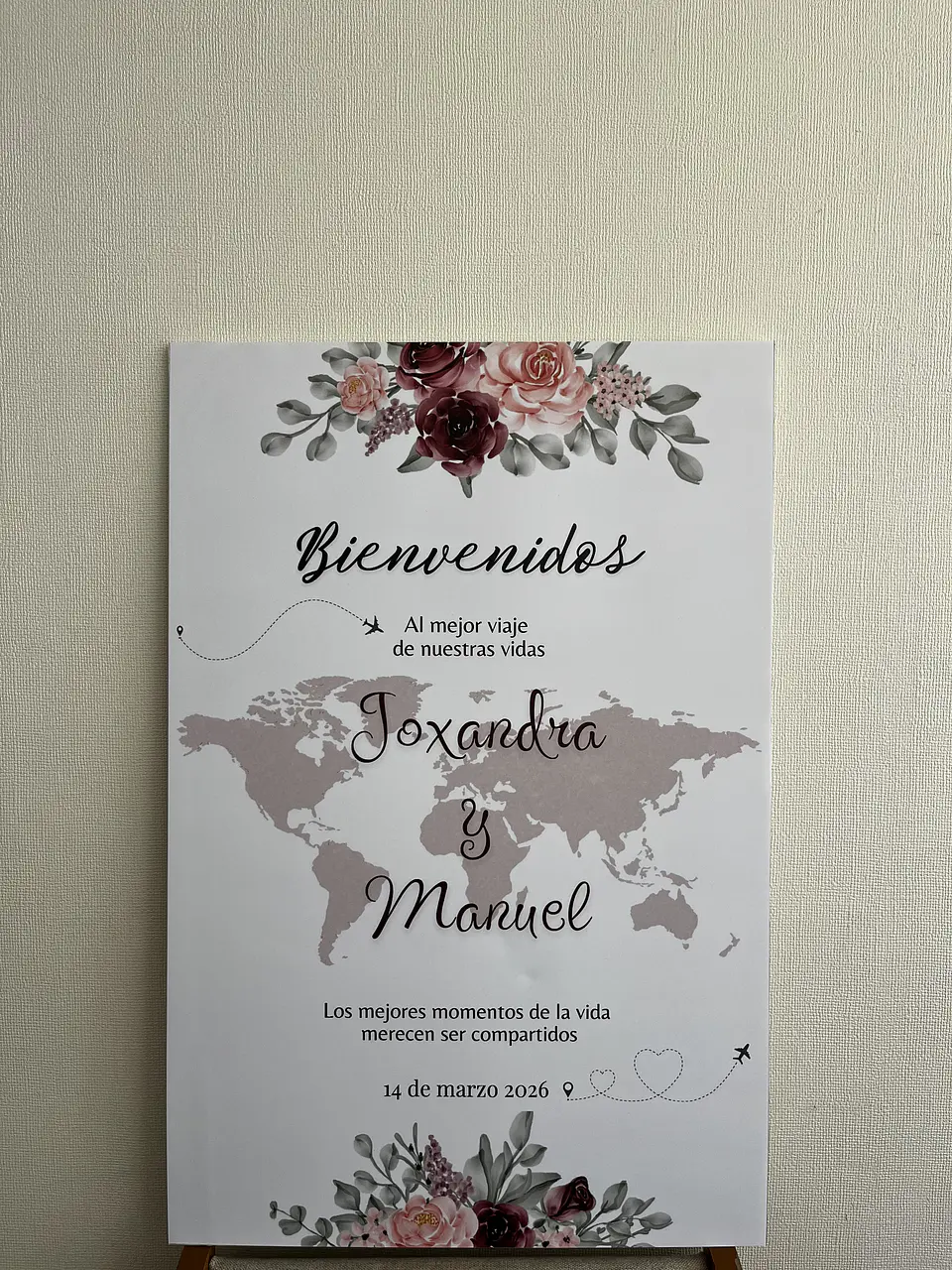 Cartel de Bienvenida. 2