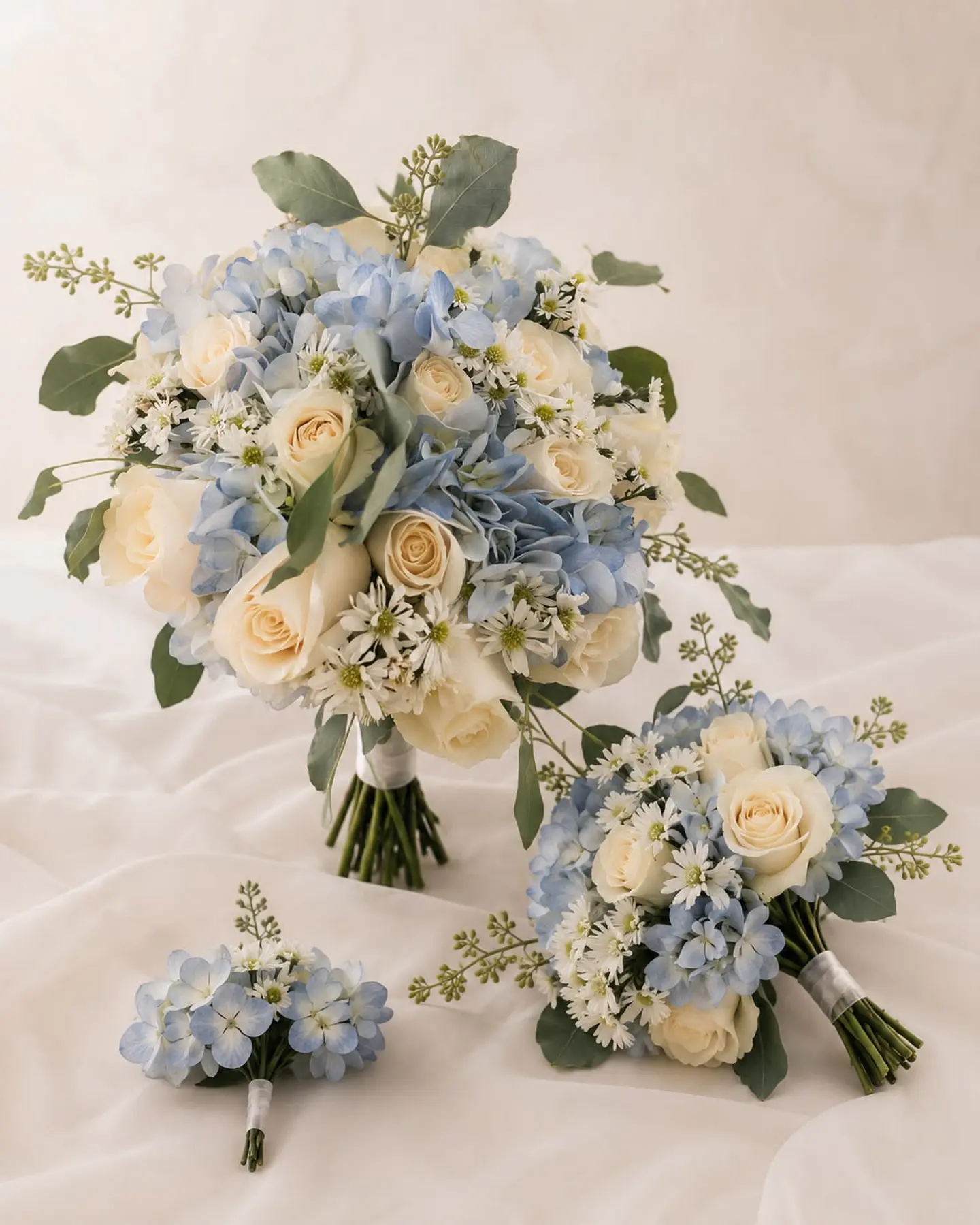 Pack Floral Personalizado. Ramo novia + Ramo soltera + Boutonniere.  3