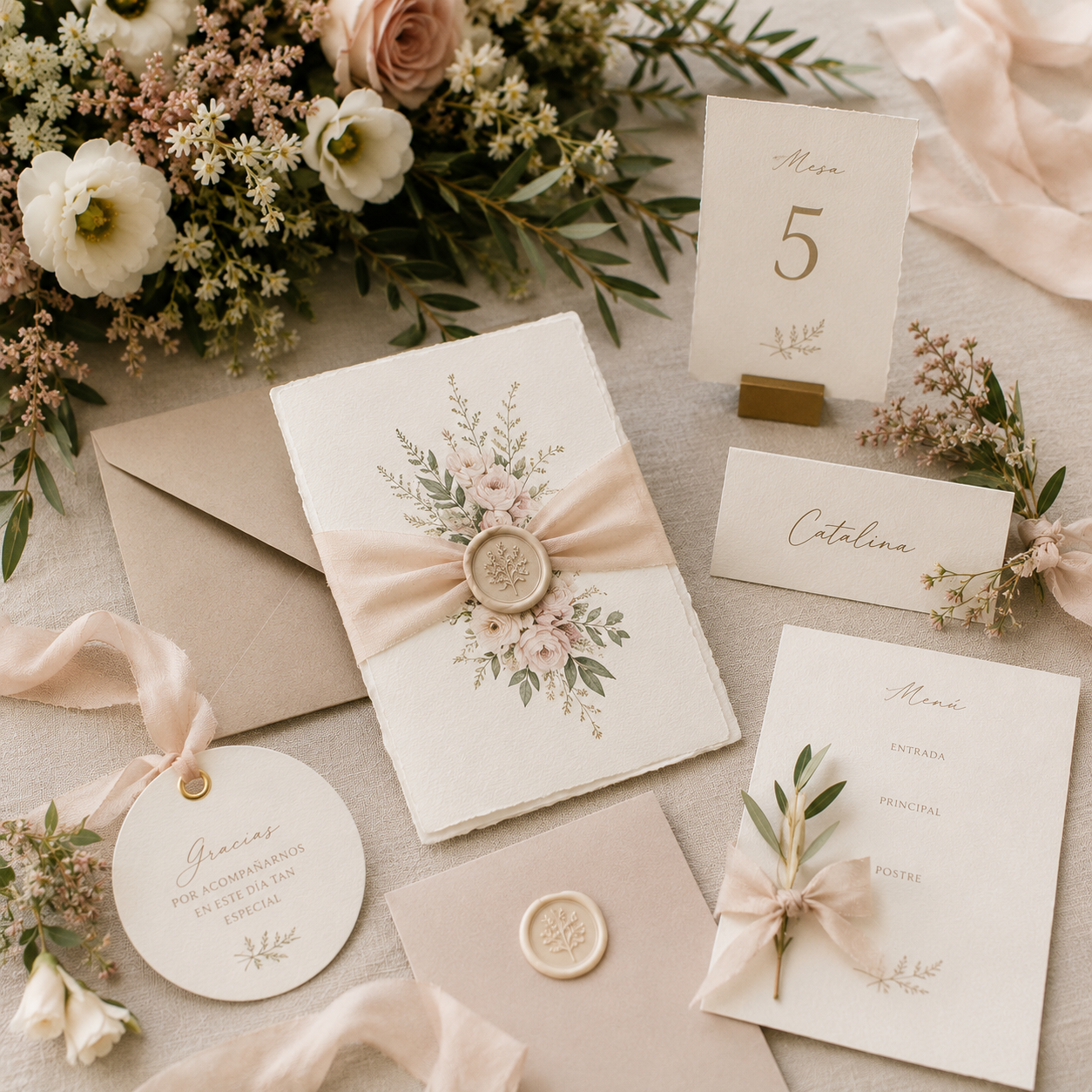 Papelería y Detalles para Bodas