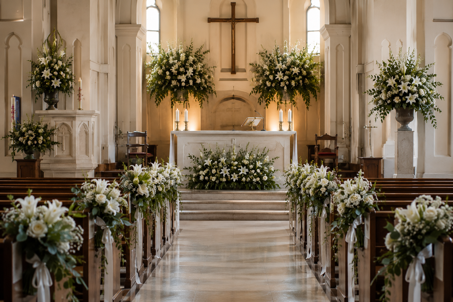 Flores para Iglesias y Ceremonias