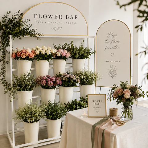 Flower Bar Mane Atelier | Experiencia floral para eventos y empresas
