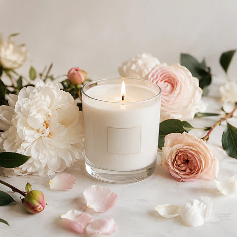 Vela Aromática Floral – Mane Atelier