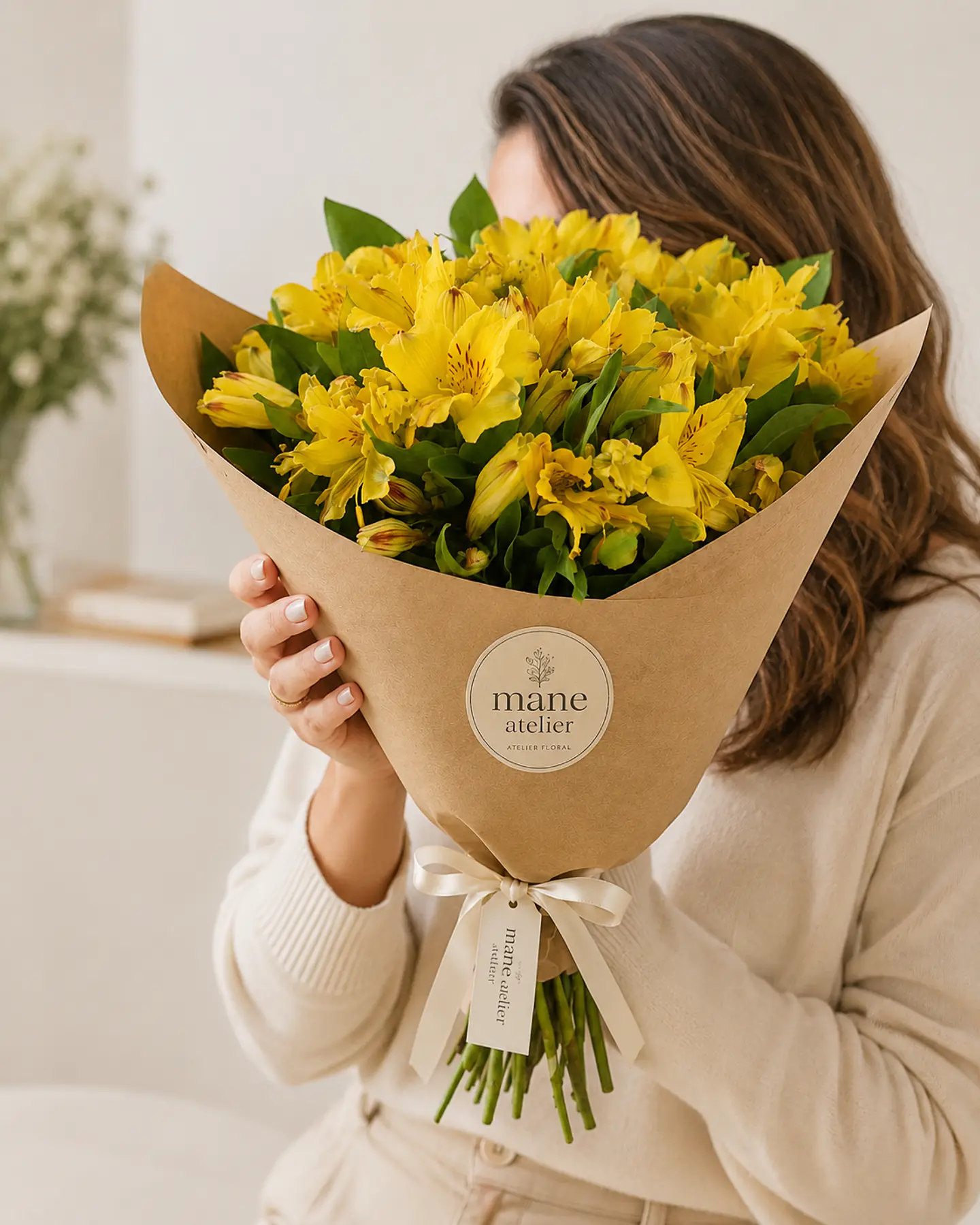 Ramo de 10 Astromelias Amarillas – Flores Amarillas 2